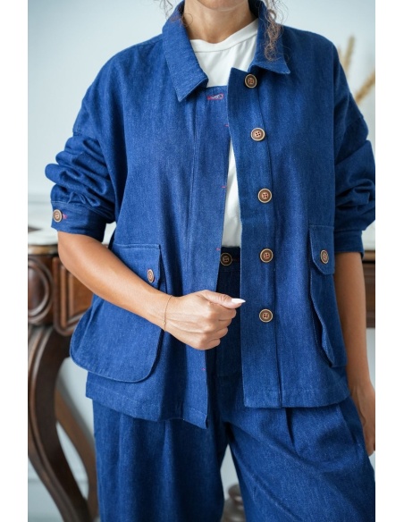 Veste Jean Brut WOODMERE Noho - 4 | Accueil