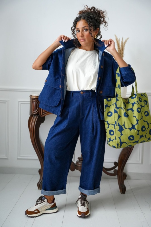 Pantalon Large Brut WETSBURY Noho - 1 | Accueil
