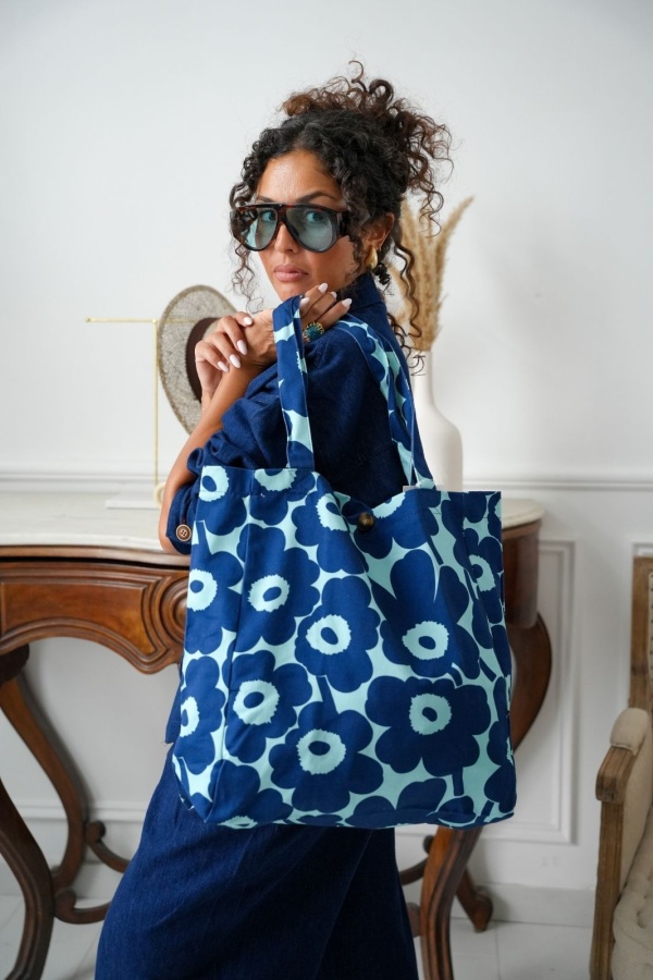 Tote Bag Ciel Marine WALES Noho - 1 | Accueil
