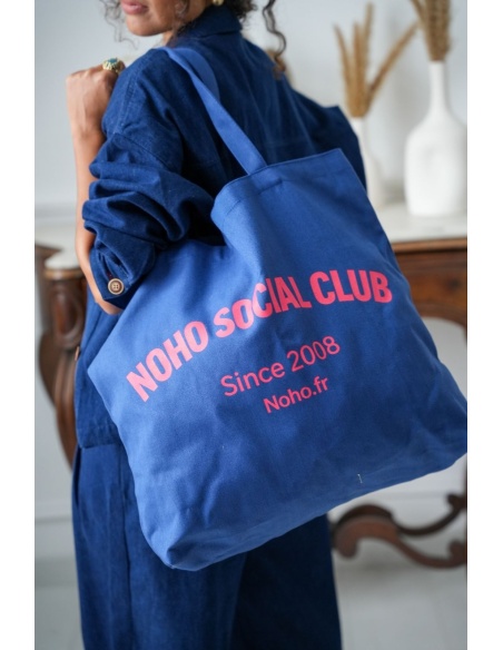 Sac Tote Bag Marine Rouge NOHO SOCIAL CLUB Noho - 2 | Accueil