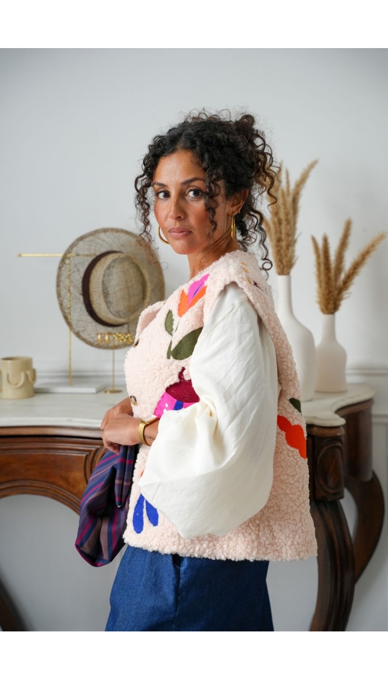 Gilet Sans Manche Broderie CLARK Noho - 3 | FEMMES