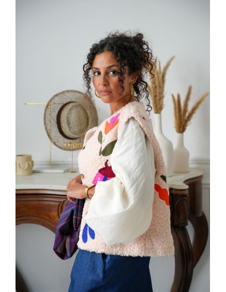 Gilet Sans Manche Broderie CLARK Noho - 3 | FEMMES