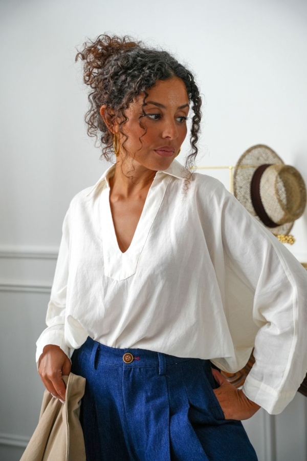 Blouse Écru POPPY Noho - 1 | Accueil 2