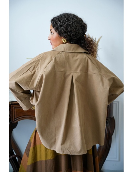 Veste Chemisier Beige RICHMOND Noho - 5 | Accueil
