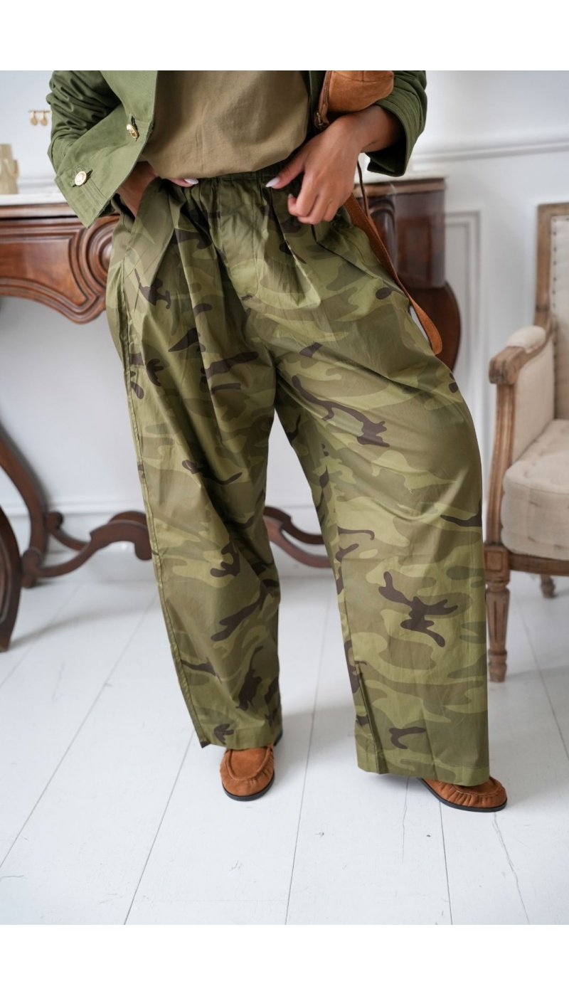Pantalon Camouflage Large MARLOW Noho - 3 | Accueil