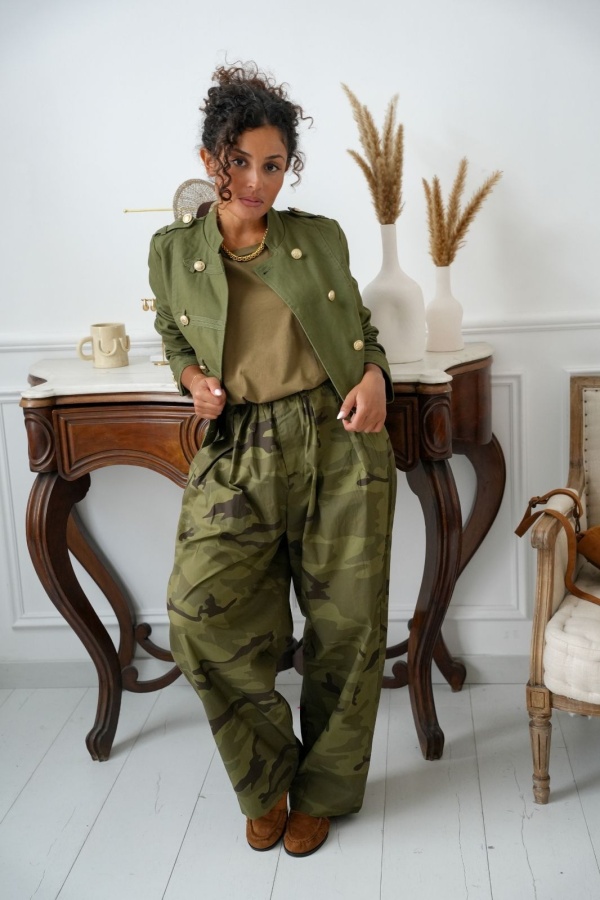 Pantalon Camouflage Large MARLOW Noho - 1 | Accueil