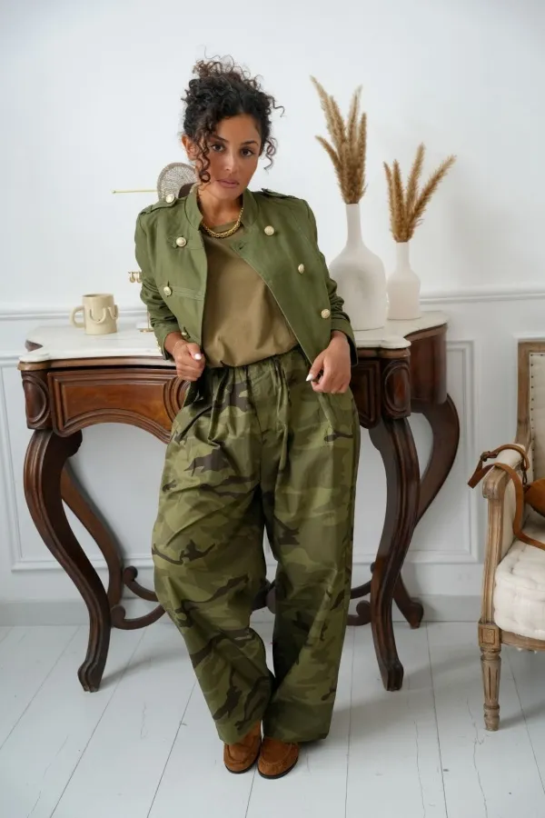 Pantalon Camouflage Large MARLOW Noho - 1 | Accueil