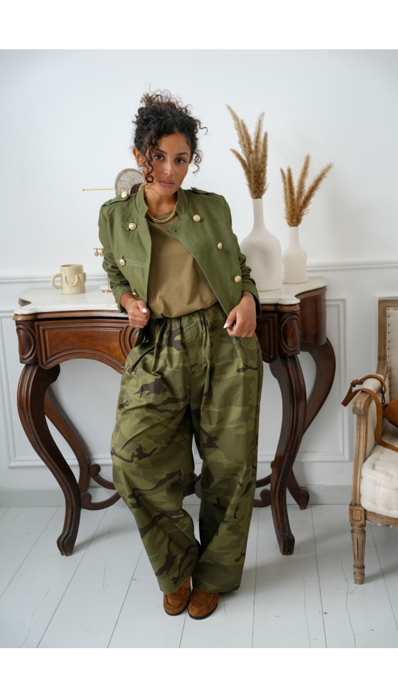 Pantalon Camouflage Large MARLOW Noho - 1 | Accueil