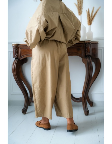 Pantalon Ample Camel STAMFORD Noho - 6 | Accueil