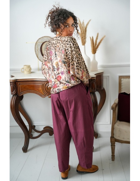 Pantalon Bordeaux BAKER Noho - 3 | BAS