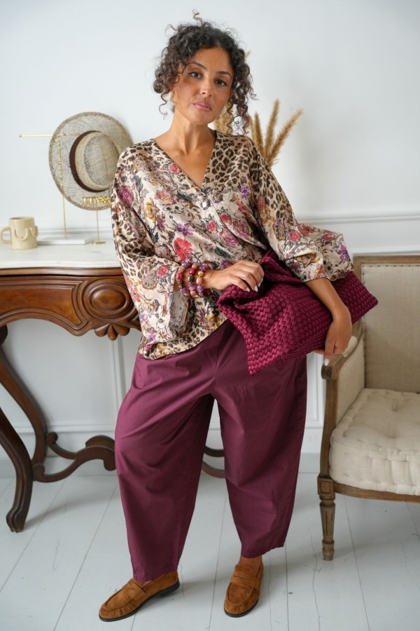 Pantalon Bordeaux BAKER Noho - 1 | BAS
