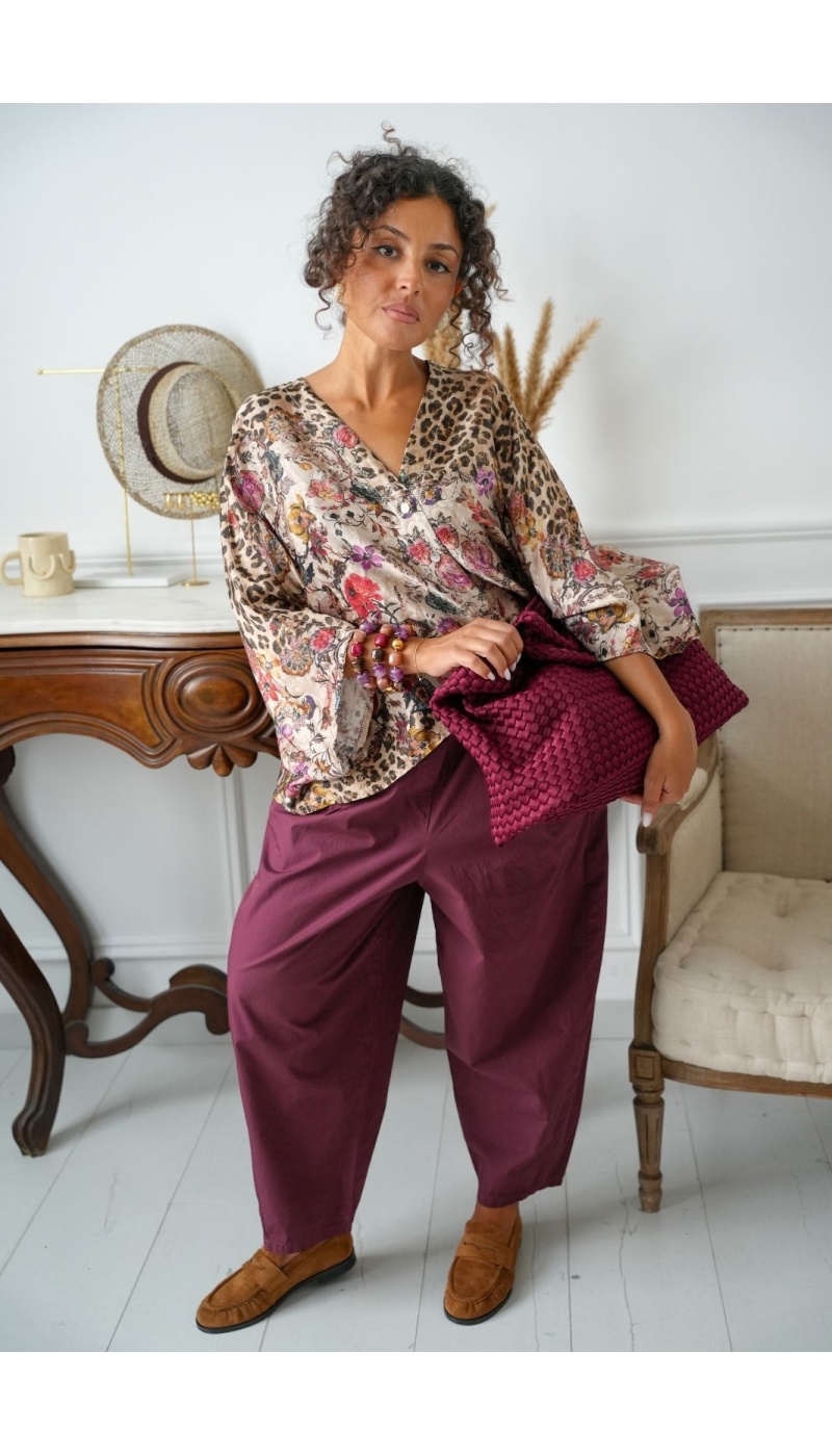 Pantalon Bordeaux BAKER Noho - 1 | BAS