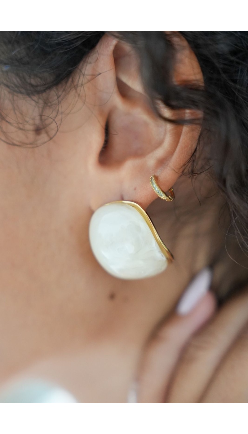 BOUCLES D'OREILLES BEIGE H26 Noho - 2 | Welcome
