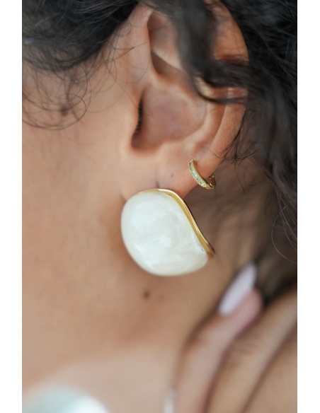 BOUCLES D'OREILLES BEIGE H26 Noho - 2 | Welcome