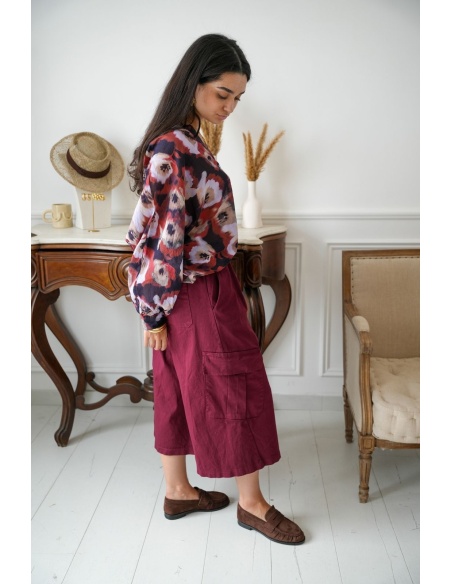 Pantalon Large Bordeaux Johanna MACKLIN Noho - 6 | Bem-vindo