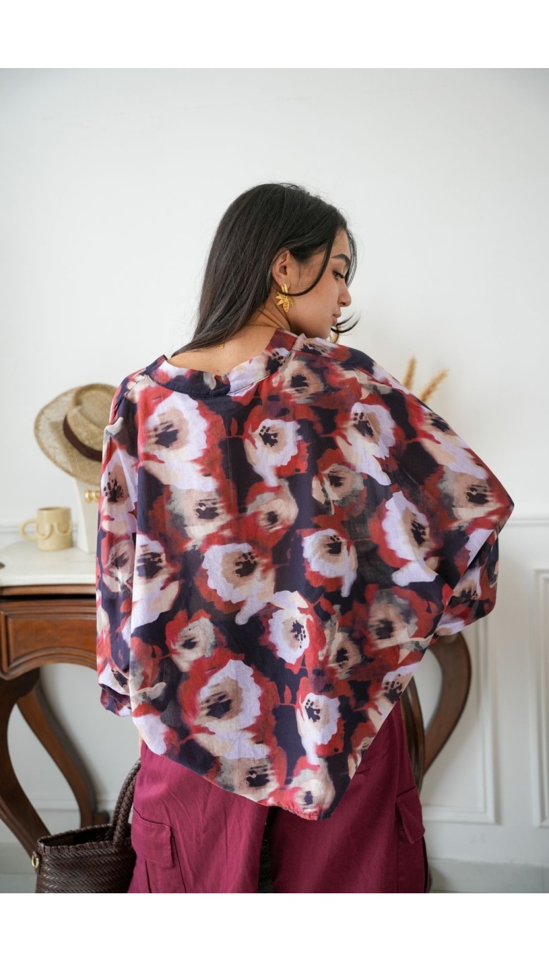 BLOUSE IMPRI NOIR H26 Noho - 4 | Welcome