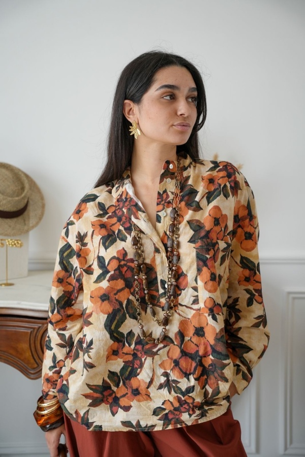 Blouse Fleurs Banditas SOFFIANO BANDITAS - 1 | Accueil
