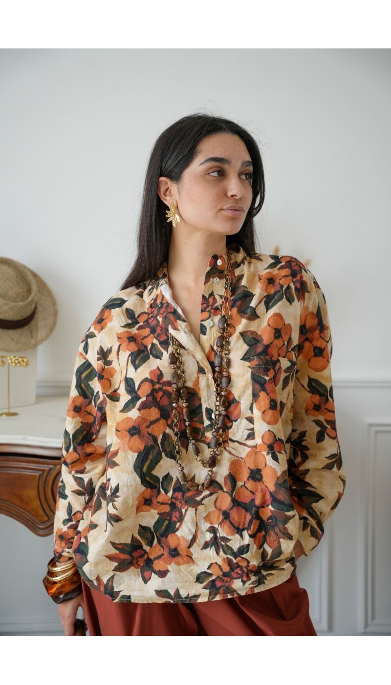 Blouse Fleurs Banditas SOFFIANO BANDITAS - 1 | Willkommen