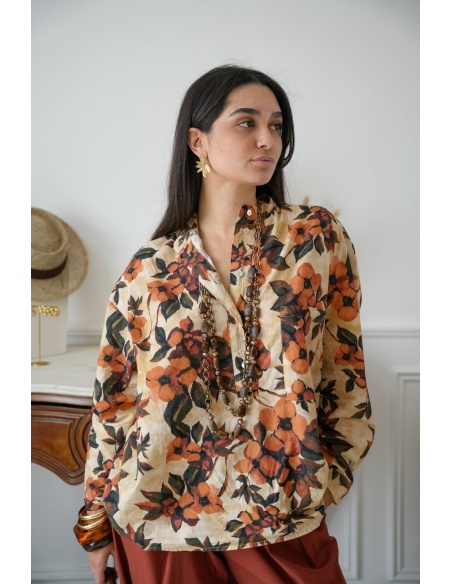 Blouse Fleurs Banditas SOFFIANO BANDITAS - 1 | Willkommen