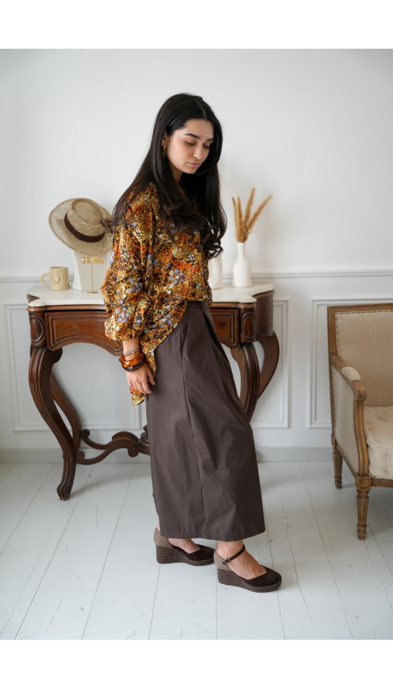 Pantalon Large Choco BEAUVAL