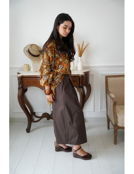 Pantalon Large Choco BEAUVAL