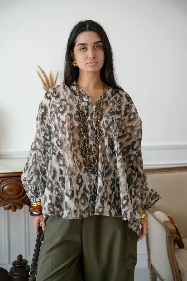 Blouse Banditas Léo Beige PANDORA Noho - 1 | Accueil 2
