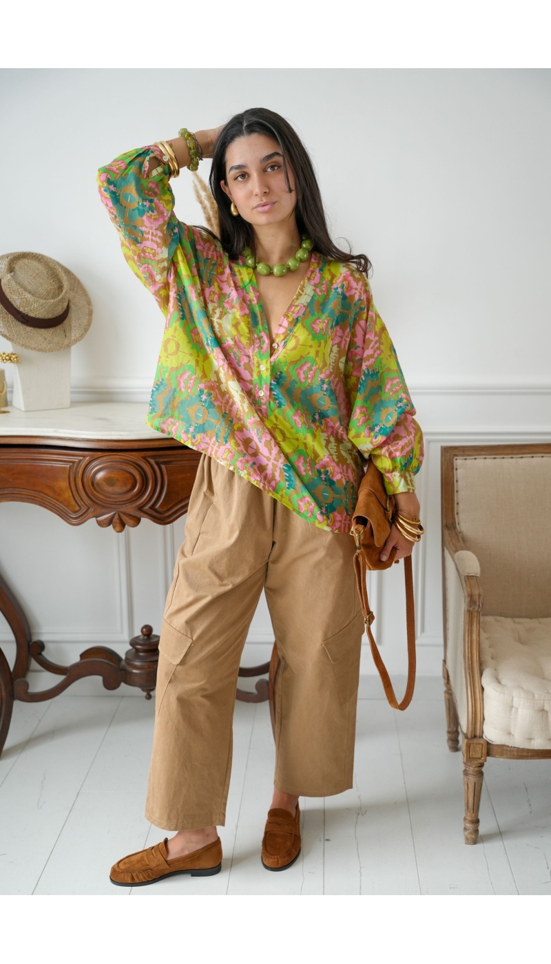 PANTALON FEMME POCHE BEIGE H26 Noho - 3 | Willkommen