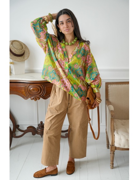PANTALON FEMME POCHE BEIGE H26 Noho - 3 | Willkommen