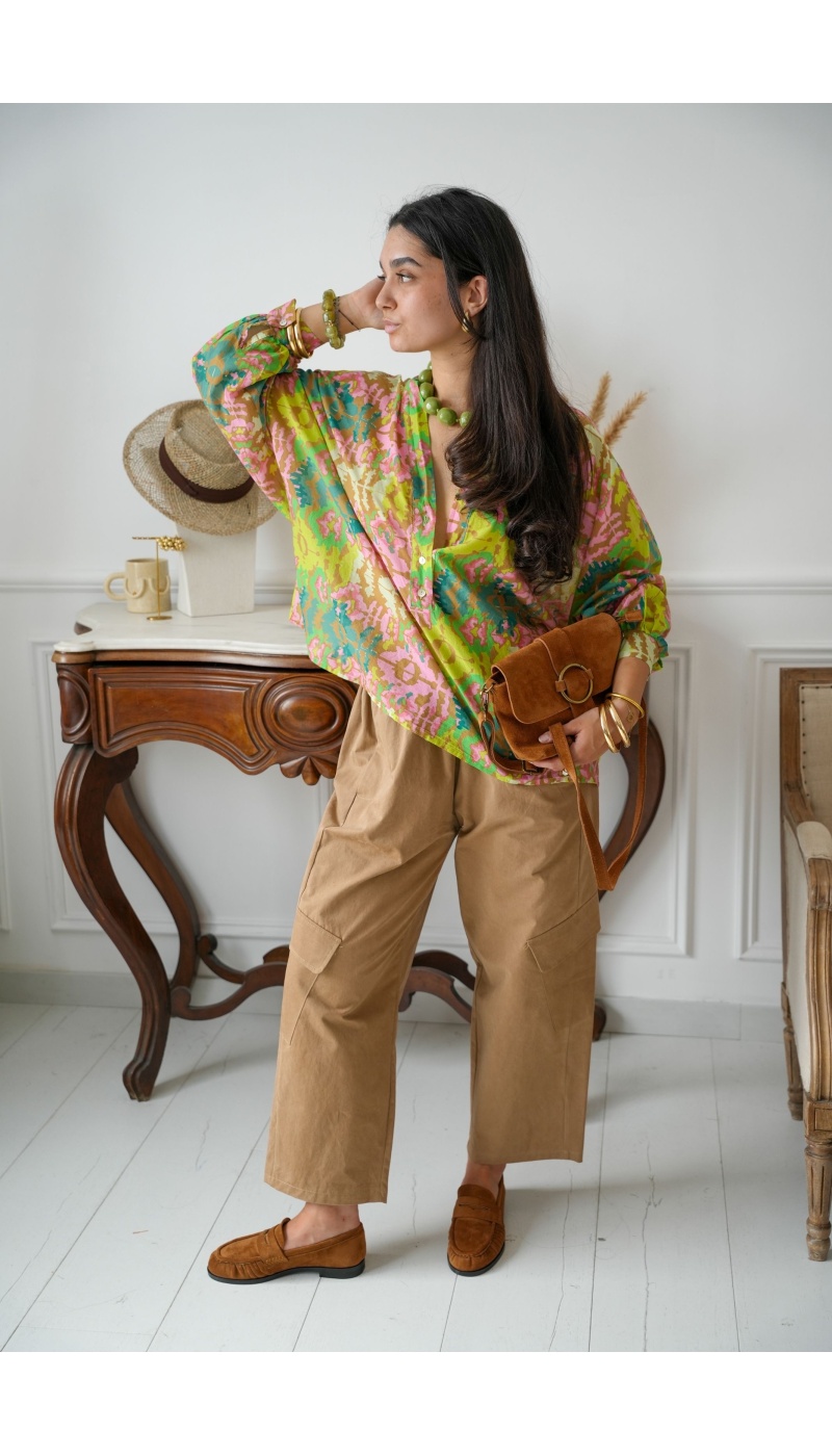 PANTALON FEMME POCHE BEIGE H26 Noho - 4 | Willkommen