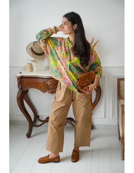 PANTALON FEMME POCHE BEIGE H26 Noho - 4 | Willkommen