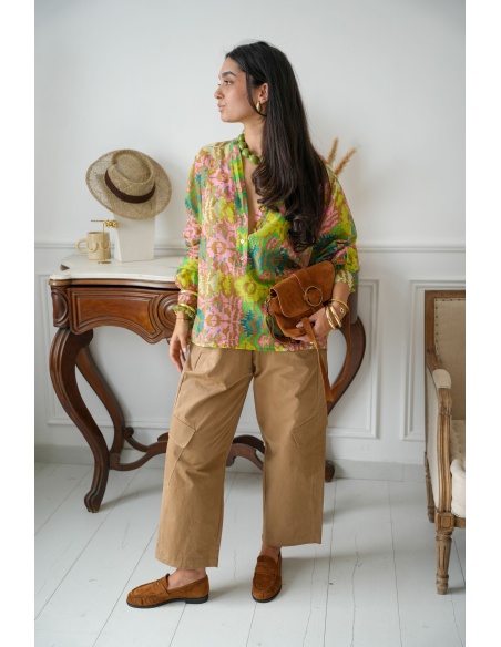 PANTALON FEMME POCHE BEIGE H26 Noho - 5 | Willkommen