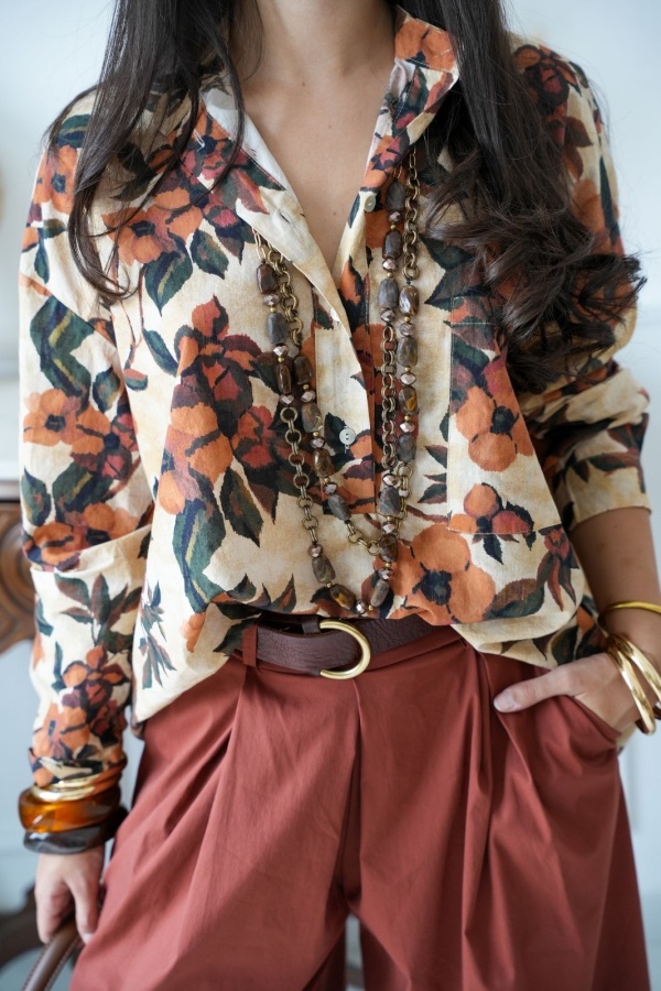 Collier Sautoir Pierre Marron DREAMIN Noho - 3 | Accueil 2