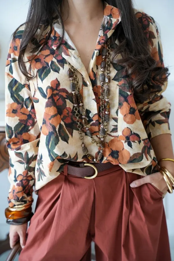 Collier Sautoir Pierre Marron DREAMIN Noho - 3 | Accueil 2