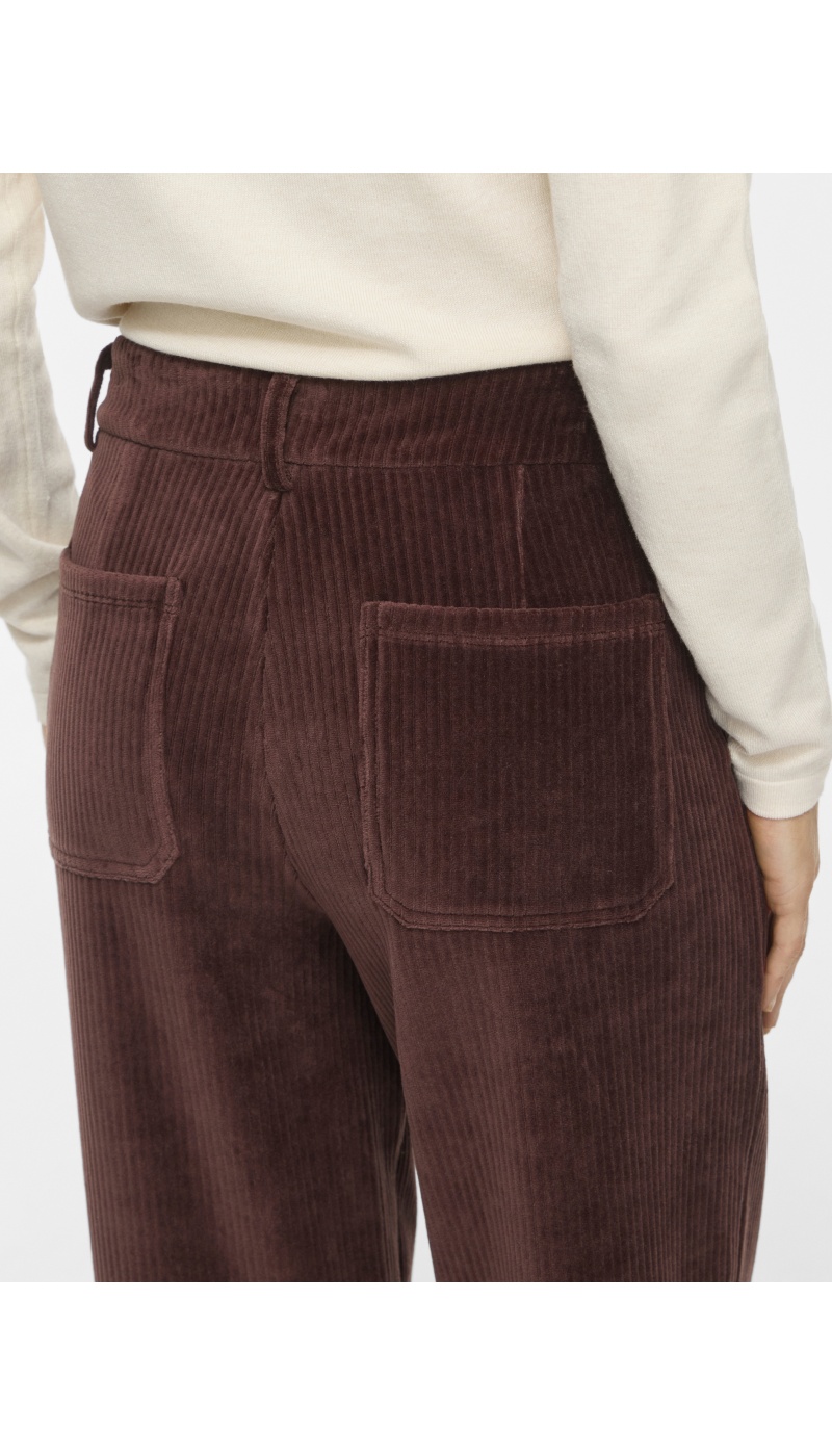 Pantalon Velours Coffee Bean VIKITA VILA - 3 | BAS