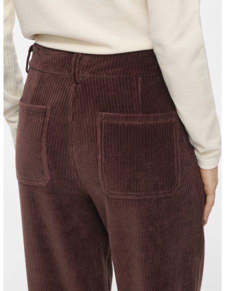 Pantalon Velours Coffee Bean VIKITA VILA - 3 | BAS