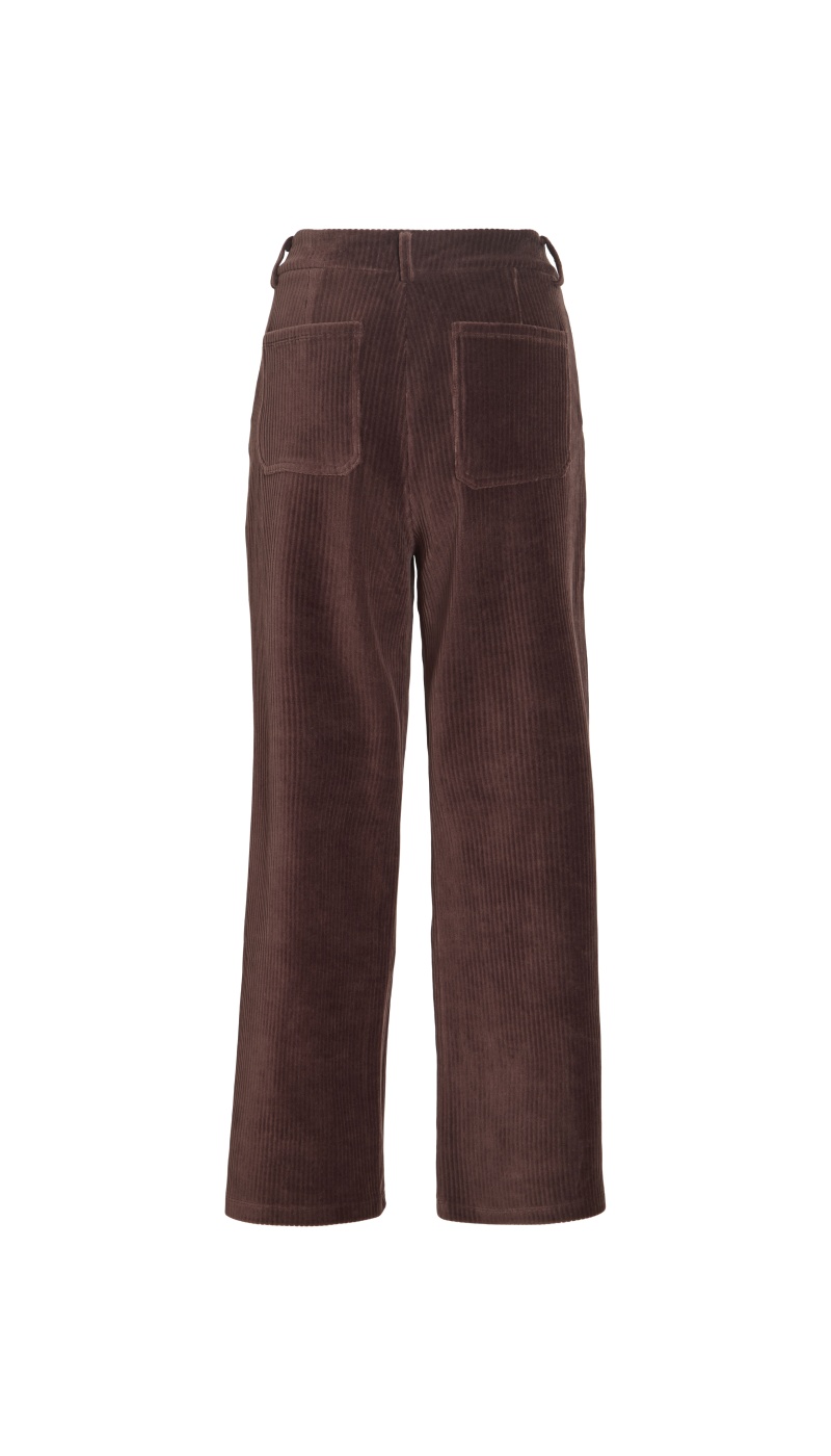 Pantalon Velours Coffee Bean VIKITA VILA - 5 | BAS