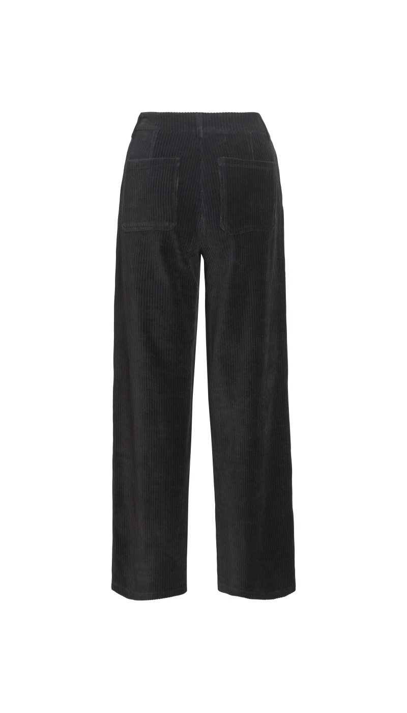 Pantalon Velours Black Beauty VIKITA VILA - 4 | BAS