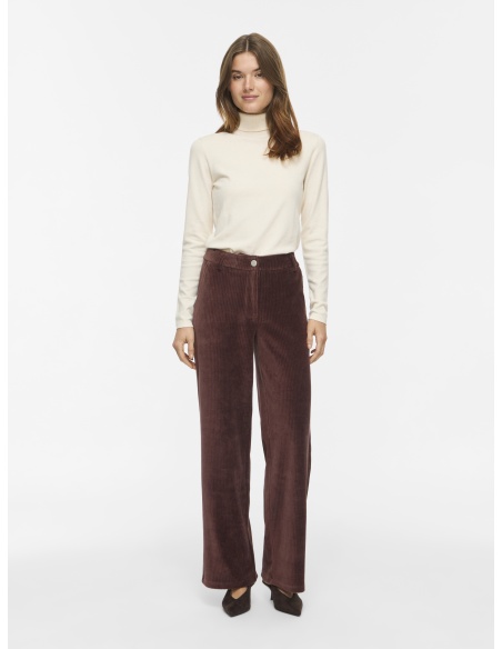 Pantalon Velours Coffee Bean VIKITA VILA - 1 | BAS