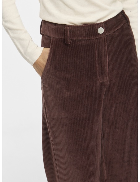 Pantalon Velours Coffee Bean VIKITA VILA - 2 | BAS