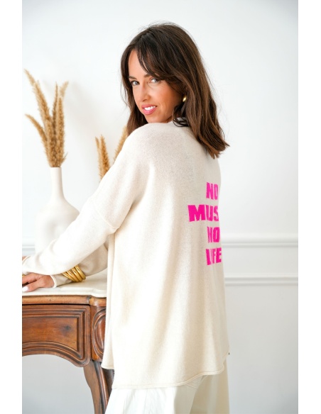 Pull No Music Rose MYSTI BANDITAS - 2 | Accueil