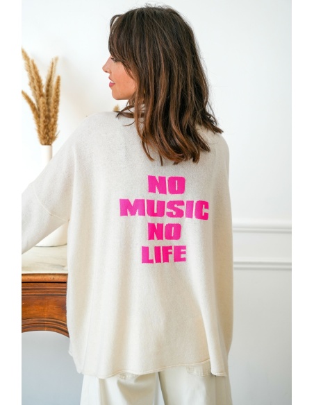 Pull No Music Rose MYSTI BANDITAS - 1 | Accueil