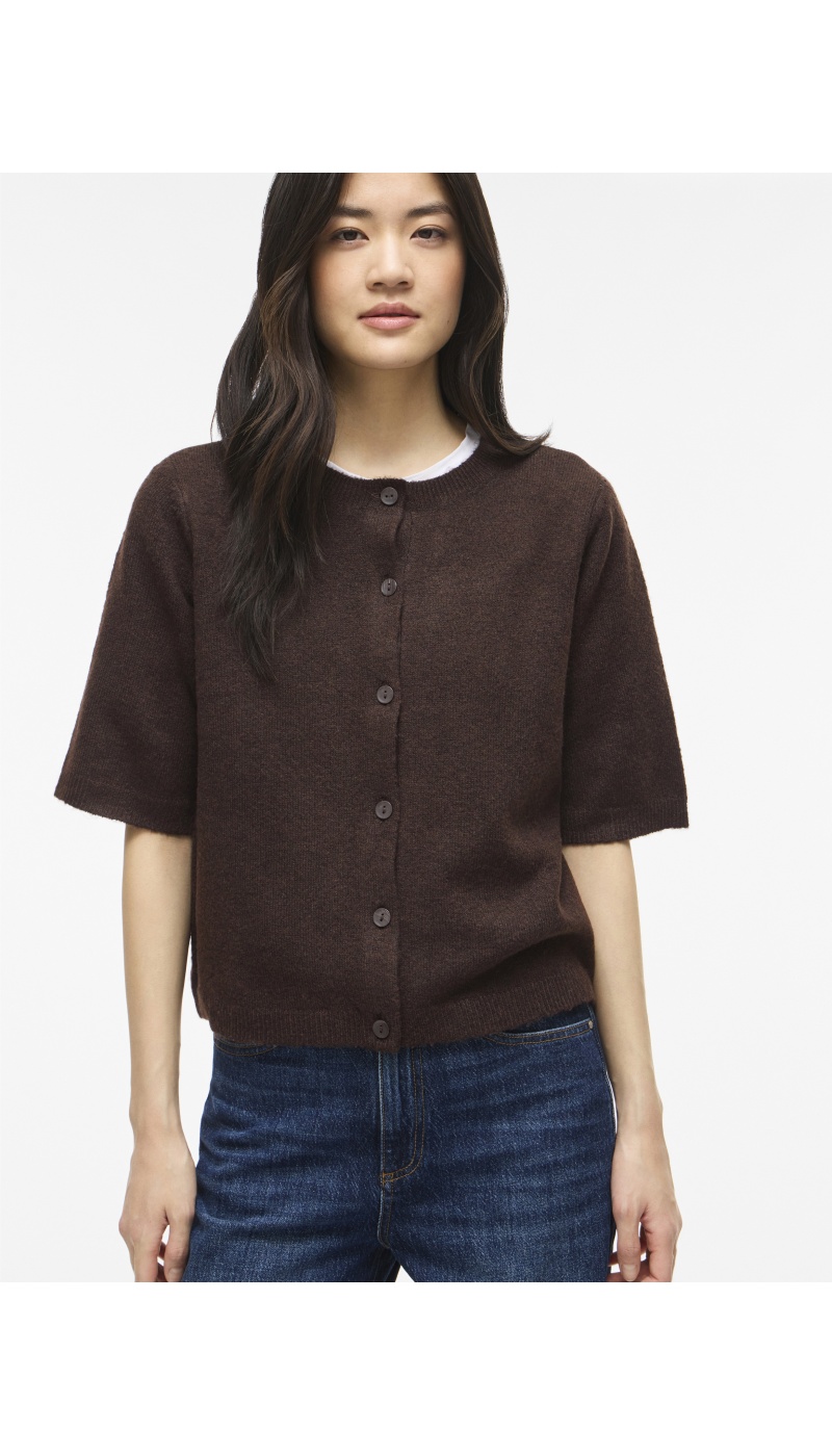 CARDIGANS COFFEE BEAN PER VILA - 2 | TOPOS