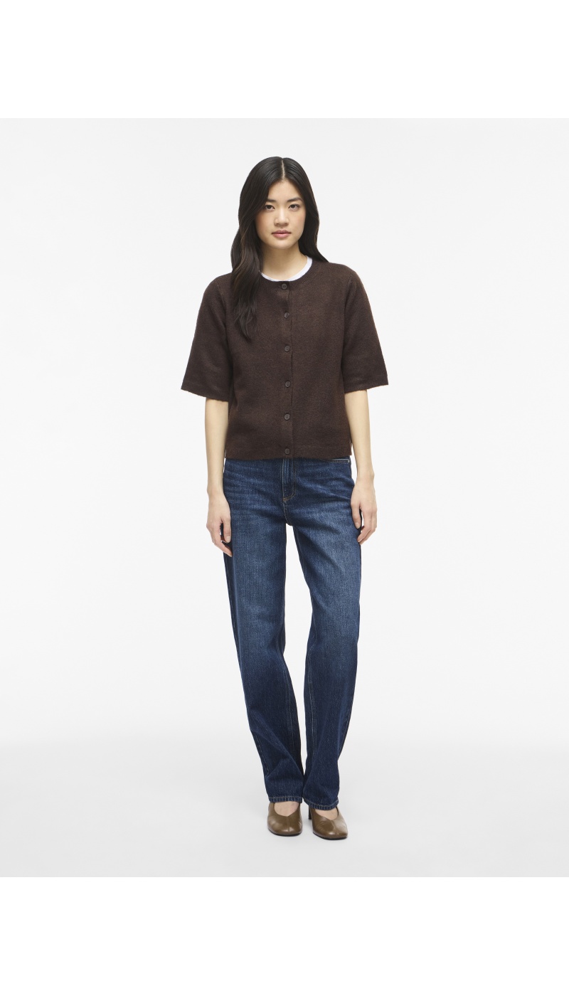 CARDIGANS COFFEE BEAN PER VILA - 1 | TOPOS