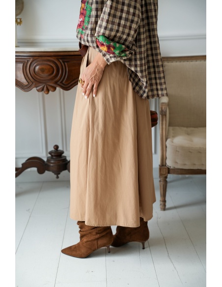 Jupe Longue Beige ALERIA Noho - 3 | Accueil