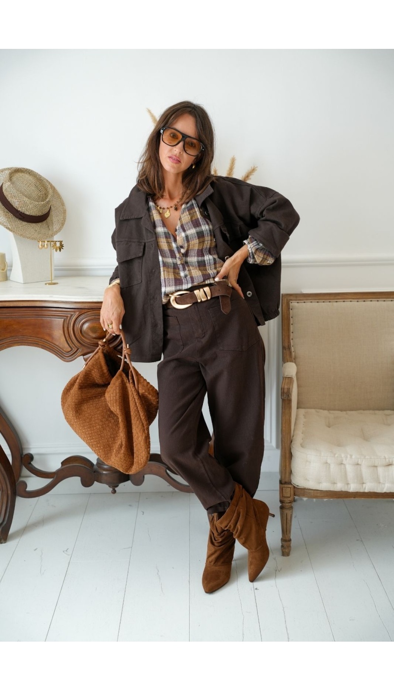 Veste Courte Choco IRIS Noho - 2 | Bienvenido