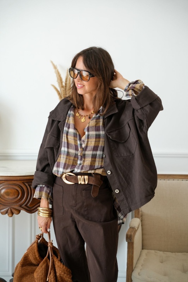 Veste Courte Choco IRIS Noho - 1 | Accueil