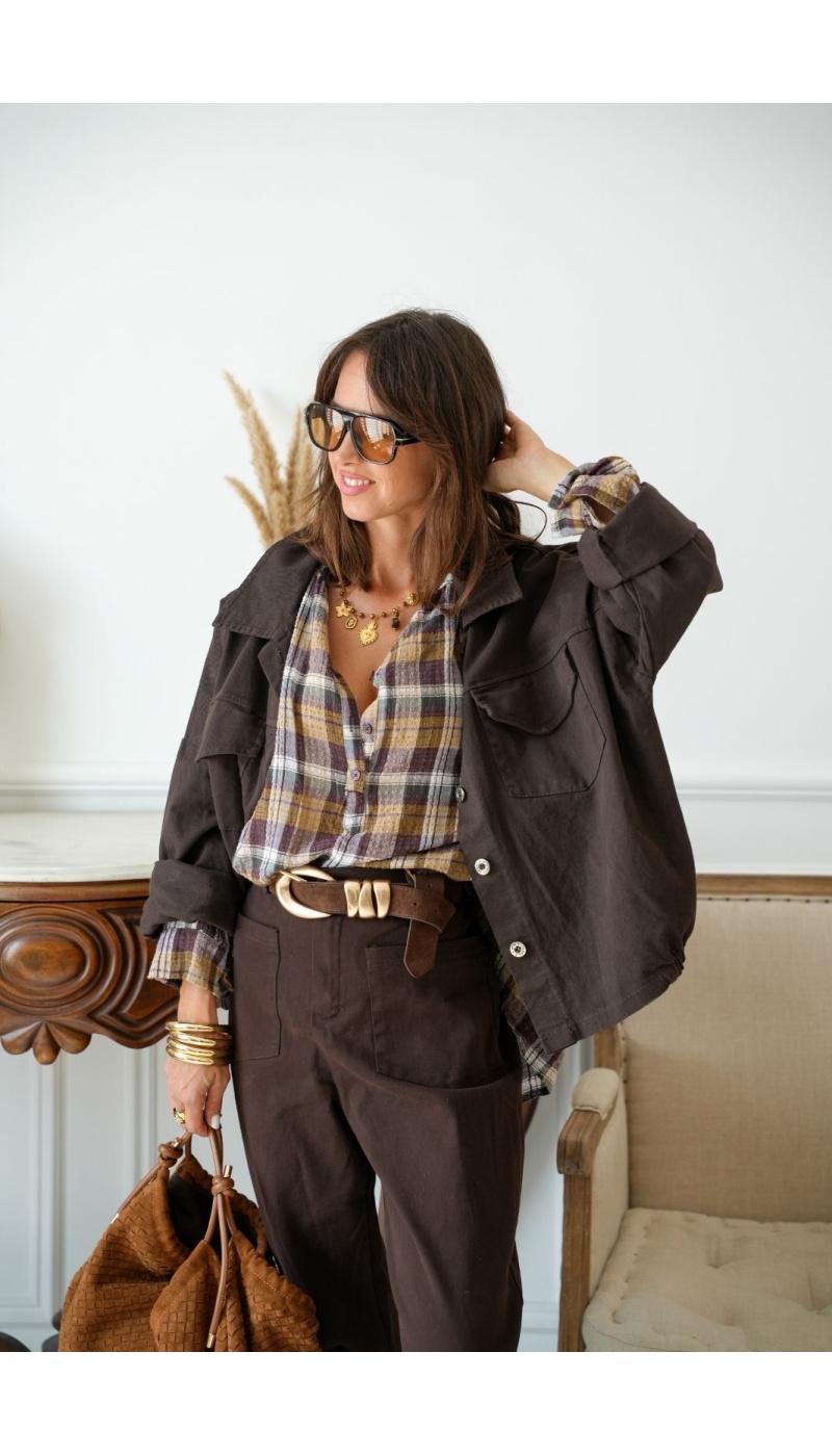 Veste Courte Choco IRIS Noho - 1 | Bienvenido