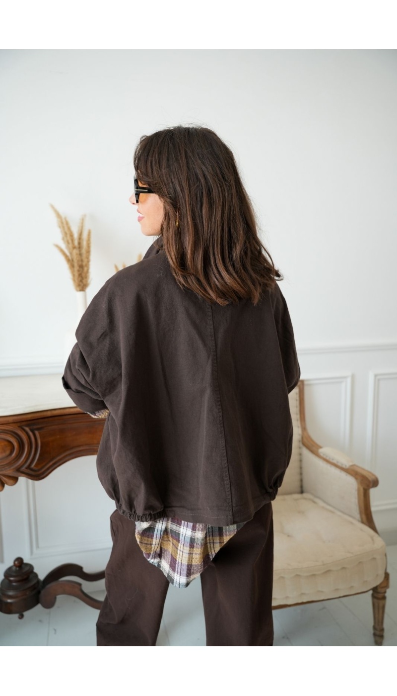 Veste Courte Choco IRIS Noho - 5 | Accueil