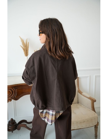 Veste Courte Choco IRIS Noho - 5 | Accueil