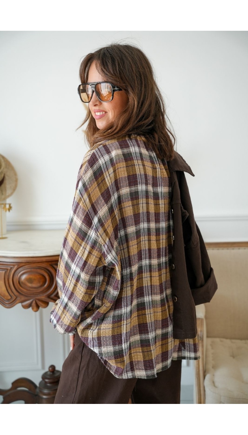Blouse Ocre Bordeaux Johanna LINA Johanna - 3 | Accueil